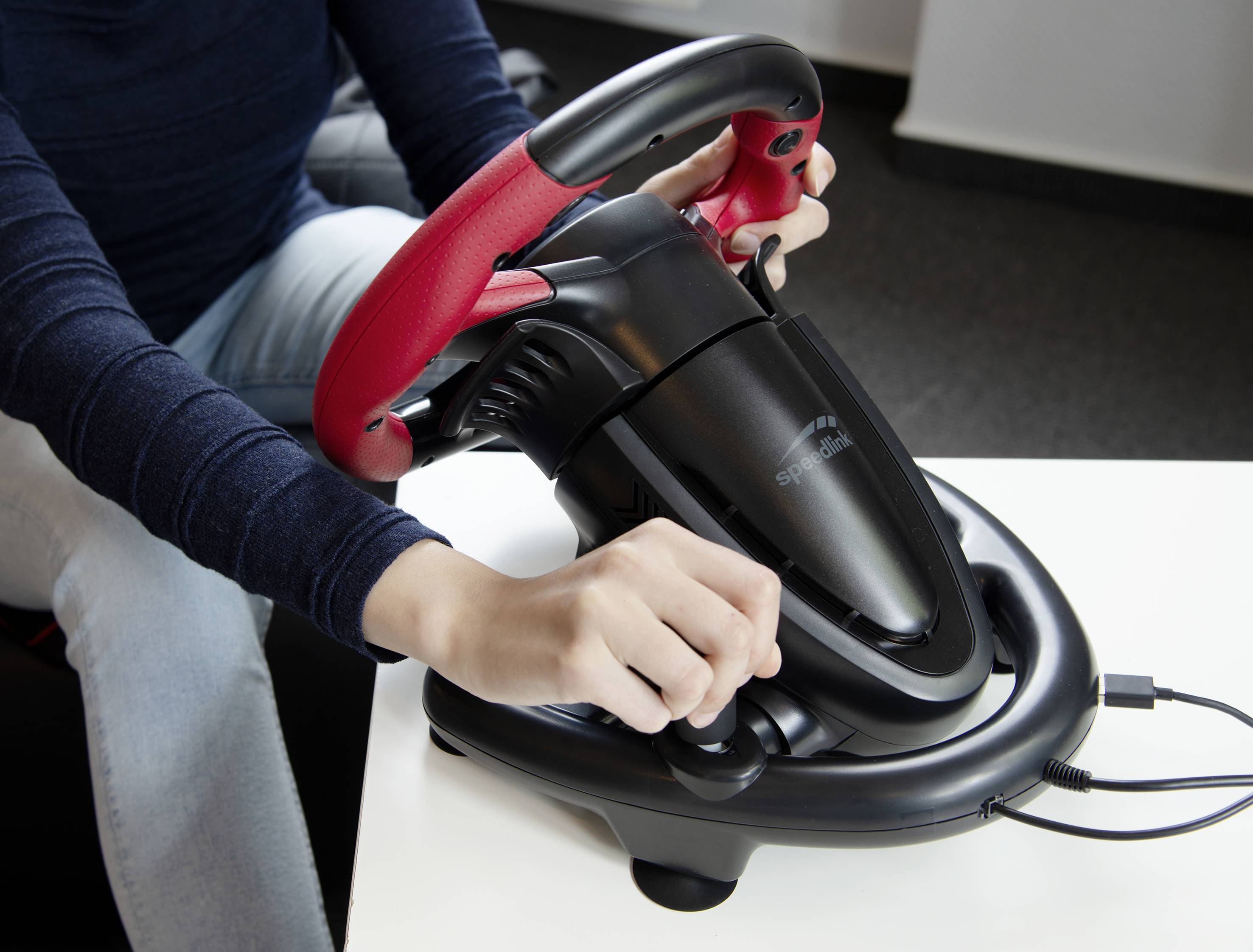 SpeedLink TRAILBLAZER Racing Wheel Lenkrad USB PlayStation 3, PlayStation 4, PlayStation 4 Slim, Pl