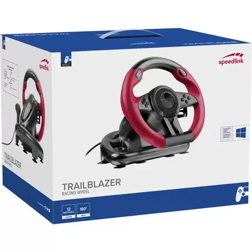 SpeedLink TRAILBLAZER Racing Wheel Lenkrad USB PlayStation 3, PlayStation 4, PlayStation 4 Slim, PlayStation 4 Pro, PC, Xbox One SpeedLink TRAILBLAZER Racing Wheel Lenkrad USB PlayStation 3, PlayStation 4, PlayStation 4 Slim, PlayStation 4 Pro, PC, Xbox One