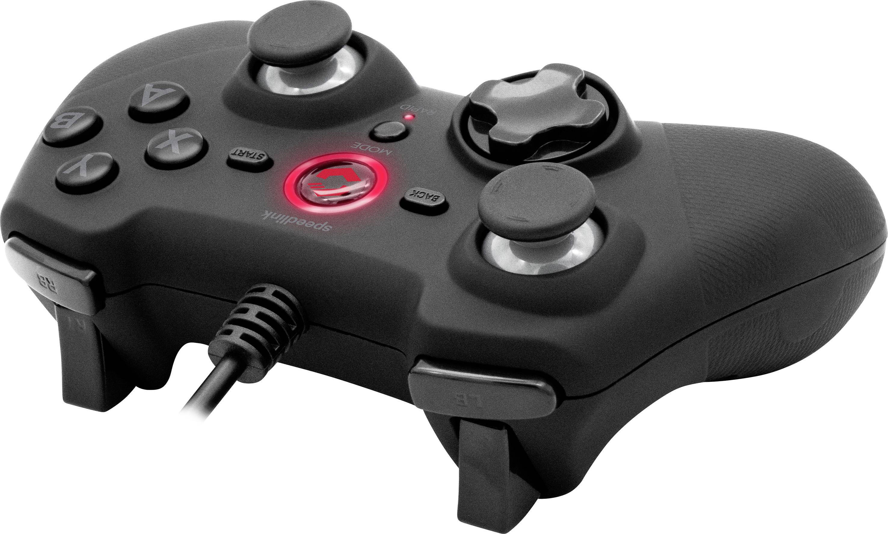 SpeedLink RAIT Gamepad PC, PlayStation 3, Nintendo Switch Schwarz