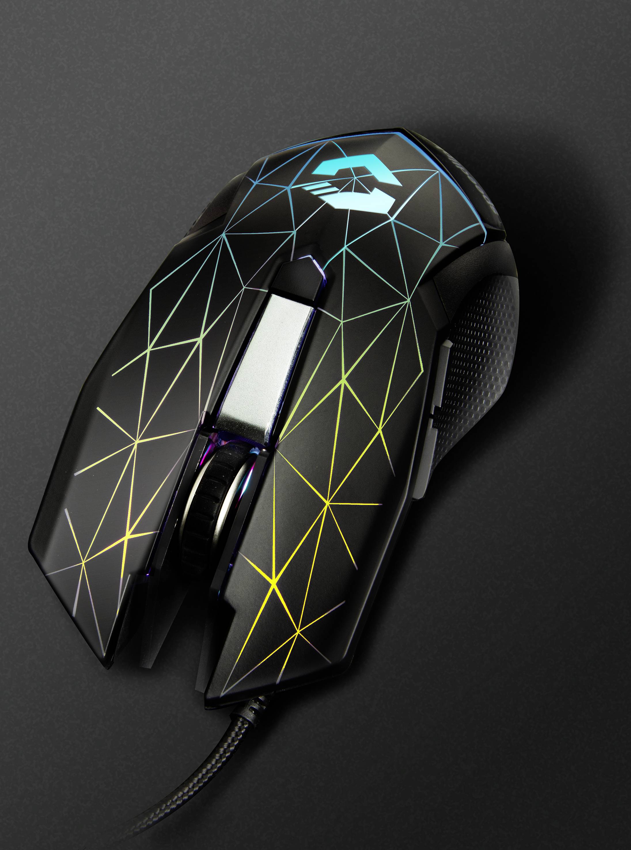 SpeedLink RETICOS RGB Gaming-Maus USB Schwarz 6 Tasten 5000 dpi Beleuchtet