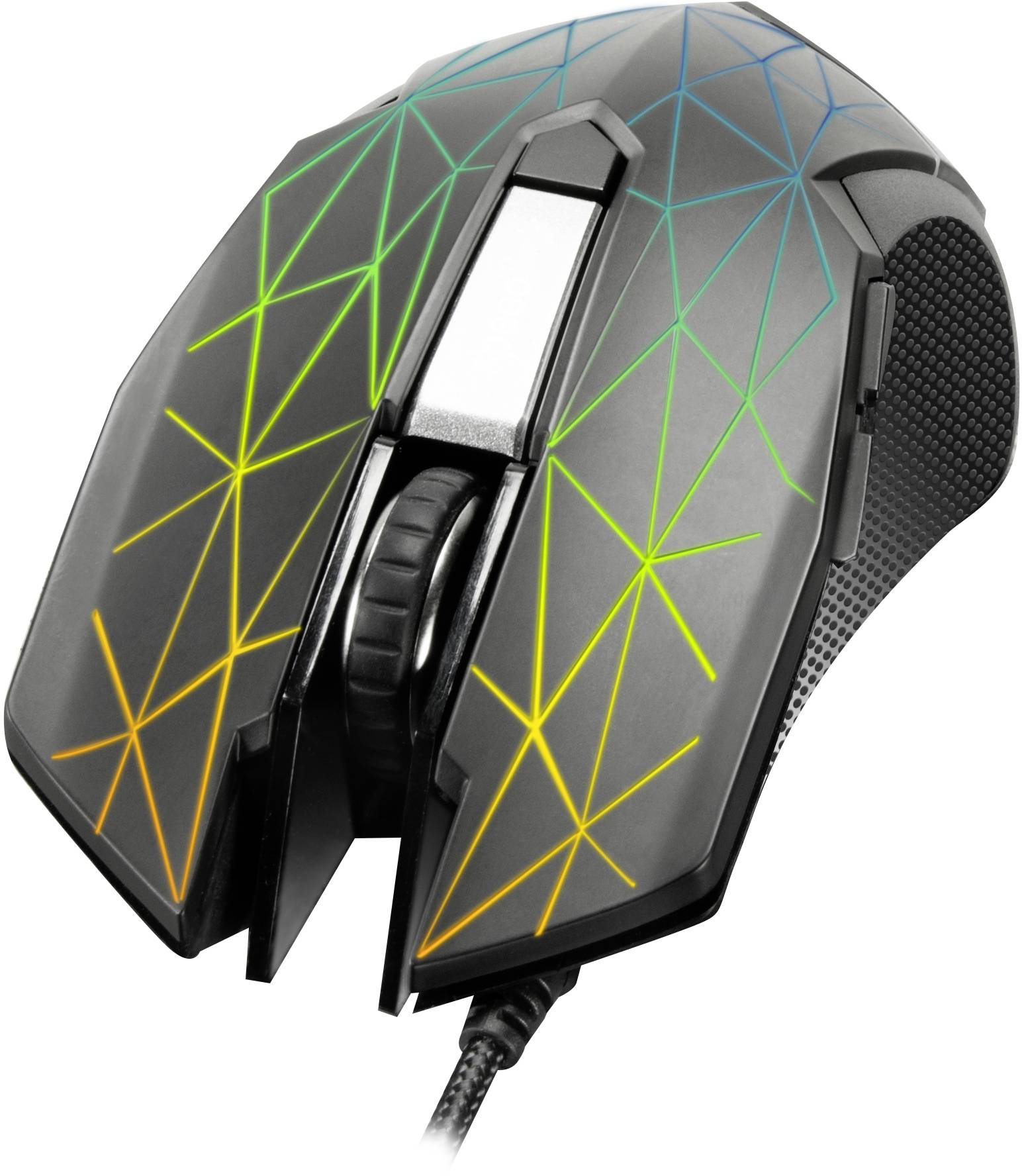 SpeedLink RETICOS RGB Gaming-Maus USB Schwarz 6 Tasten 5000 dpi Beleuchtet