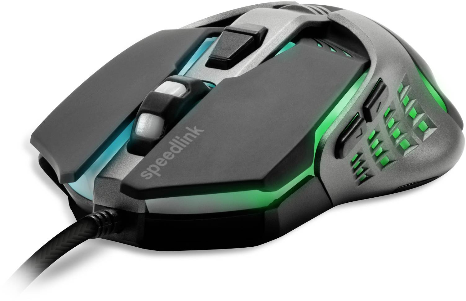 SpeedLink TYALO Gaming-Maus USB Optisch Schwarz 5 Tasten 1200 dpi, 1600 dpi, 2400 dpi, 3200 dpi Beleuchtet