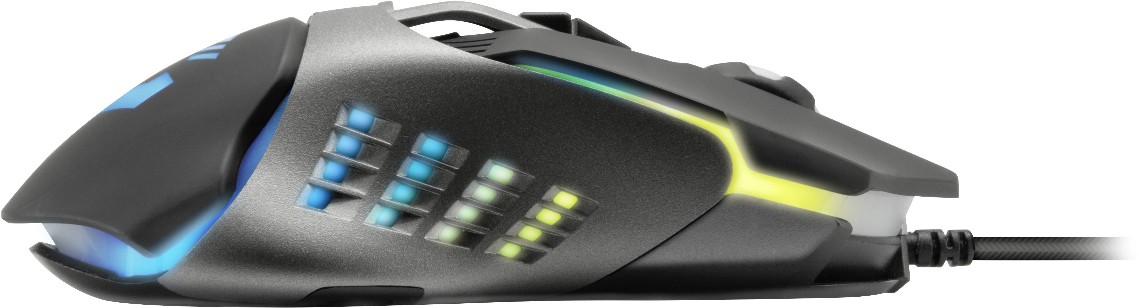 SpeedLink TYALO Gaming-Maus USB Optisch Schwarz 5 Tasten 1200 dpi, 1600 dpi, 2400 dpi, 3200 dpi Beleuchtet
