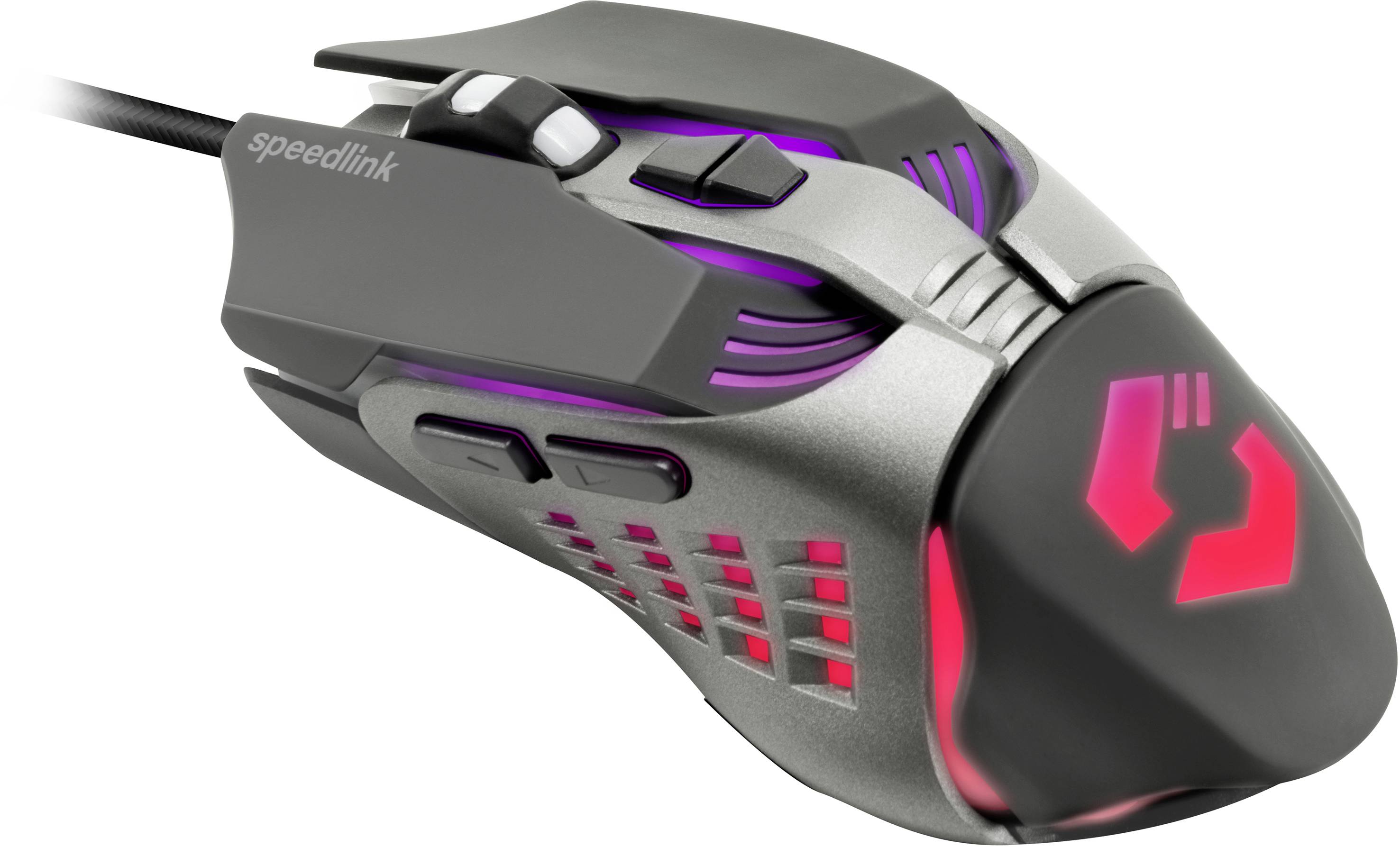 SpeedLink TYALO Gaming-Maus USB Optisch Schwarz 5 Tasten 1200 dpi, 1600 dpi, 2400 dpi, 3200 dpi Beleuchtet