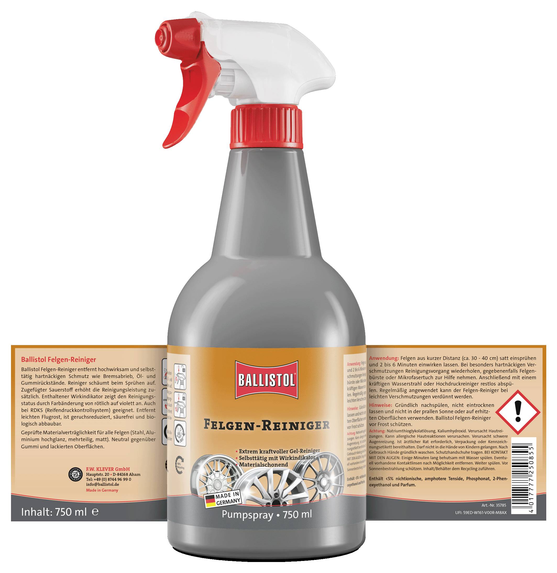 Ballistol 25085 Felgenreiniger 750ml