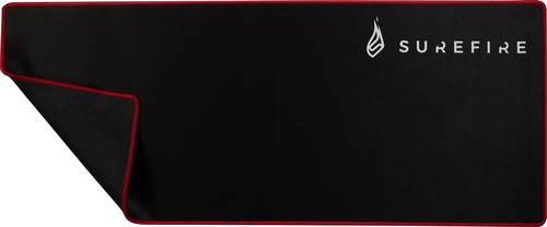 Surefire Gaming Silent Flight 680 Gaming-Mauspad Schwarz/Rot (B x H x T) 680 x 3 x 280mm