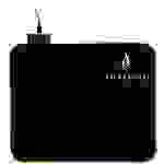 Tapis de souris de gaming Surefire Gaming Silent Flight RGB-320 éclairé noir