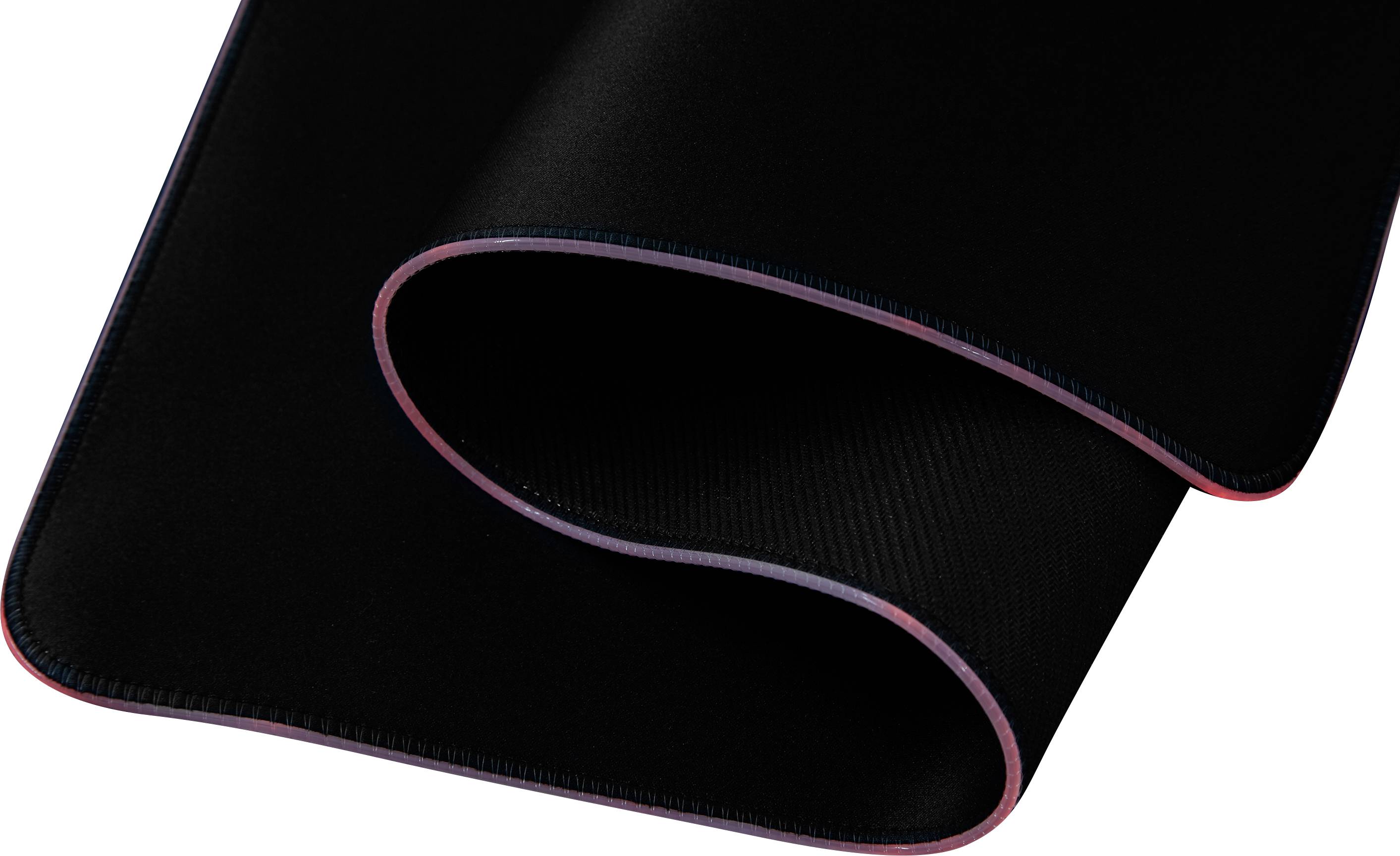 Surefire Gaming Silent Flight RGB-680 Gaming-Mauspad Beleuchtet Schwarz