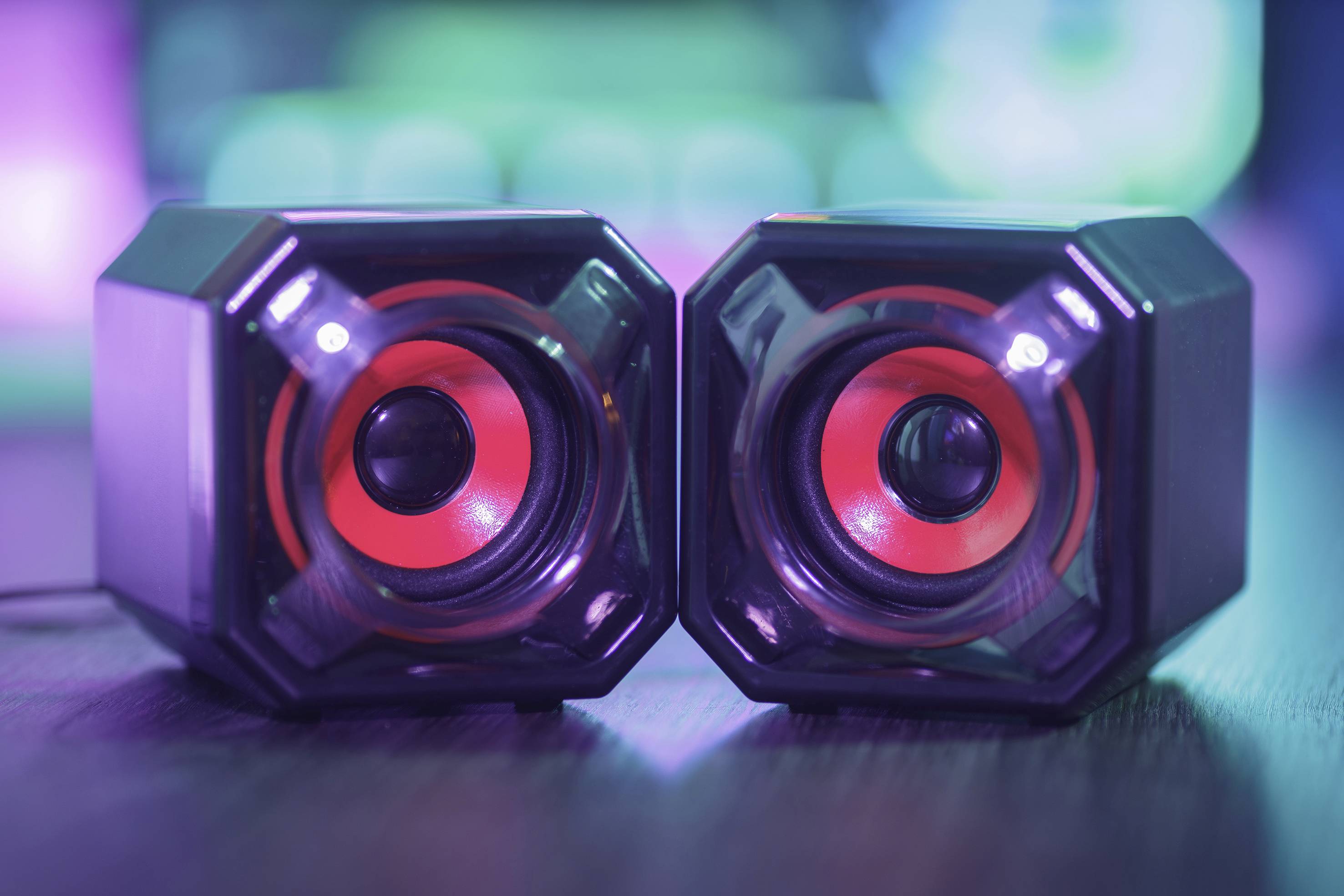 Surefire Gaming Gator Eye 2.0 PC-Lautsprecher Kabelgebunden, USB 5W Schwarz/Rot