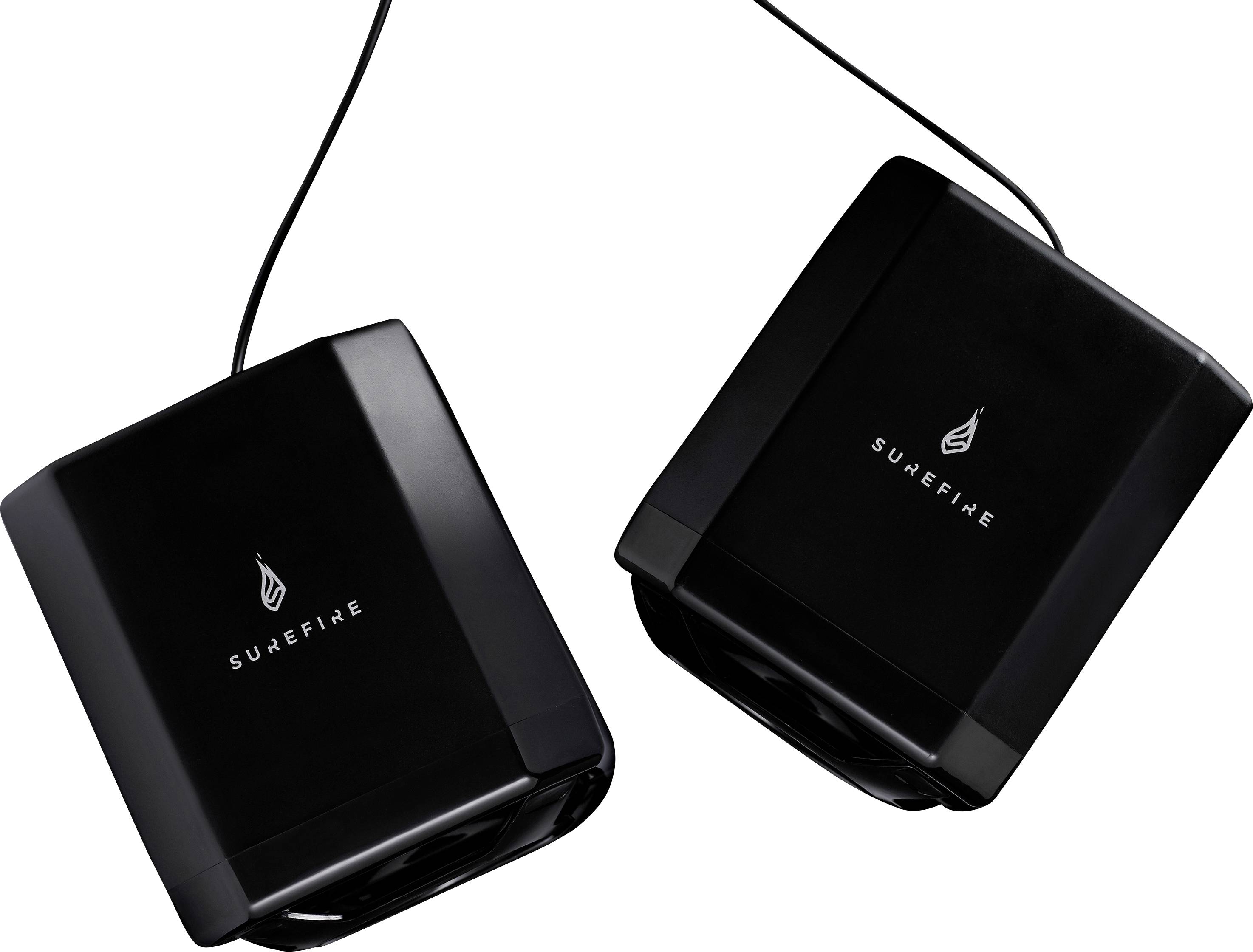 Surefire Gaming Gator Eye 2.0 PC-Lautsprecher Kabelgebunden, USB 5W Schwarz/Rot