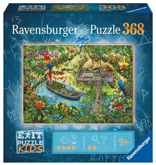 Ravensburger 12924 AT EXIT KIDS Dschungelsaf. 368 Teile 12924