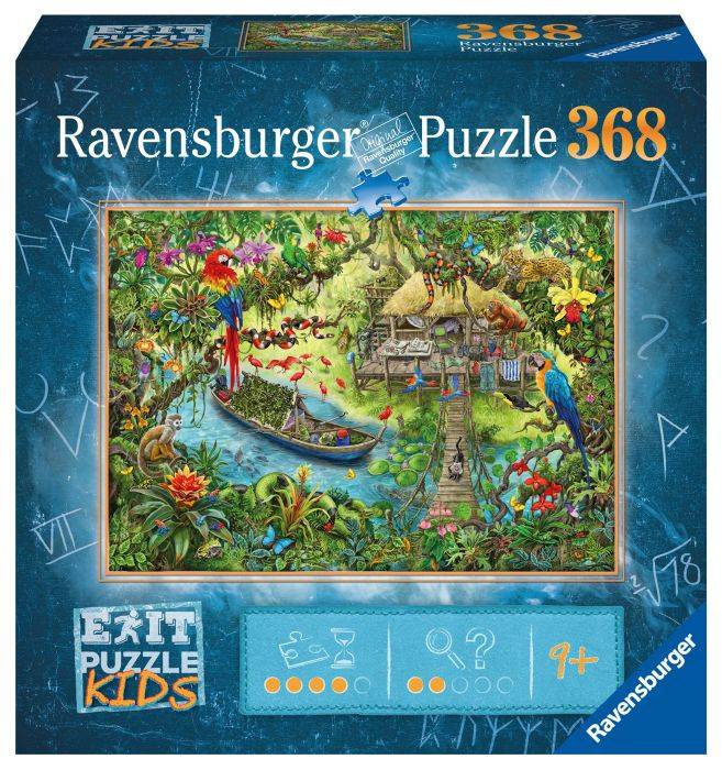 Ravensburger 12924 AT EXIT KIDS Dschungelsaf. 368 Teile 12924