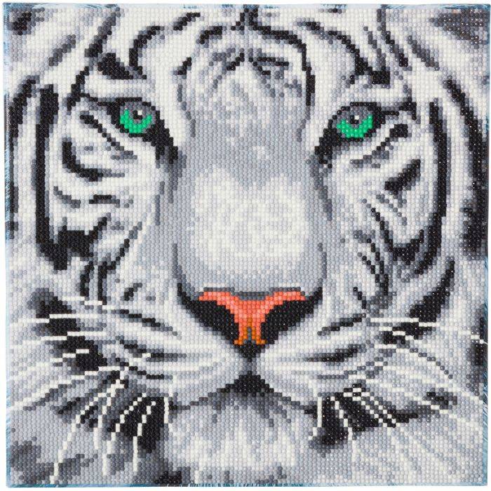 Vedes Crystal Art Schneetiger 30x30cm CAK-A96M