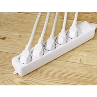 Sygonix SY-4744418 Steckdosenleiste 5fach Weiß 1St. Sygonix SY-4744418 Steckdosenleiste 5fach Weiß 1St.