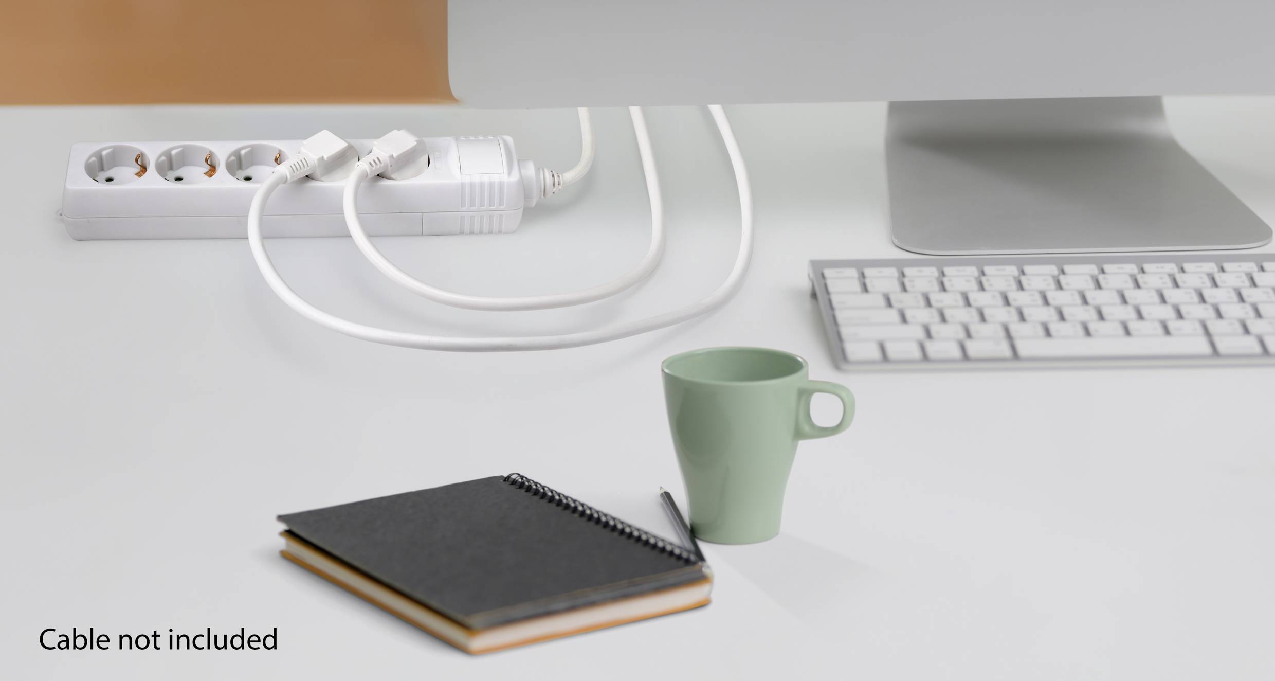 Sygonix SY-4744418 Steckdosenleiste 5fach Weiß 1St.