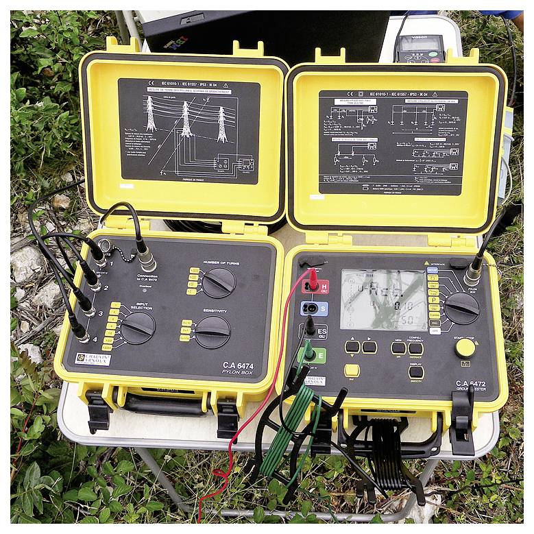 Chauvin Arnoux C.A 6472 + C.A 6474 Erdungsmessgerät