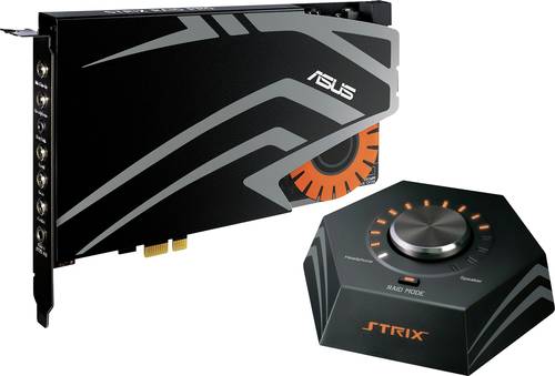 Asus Strix Raid Pro 7.1 Soundkarte, Intern PCIe externe Kopfhöreranschlüsse  - Onlineshop Voelkner