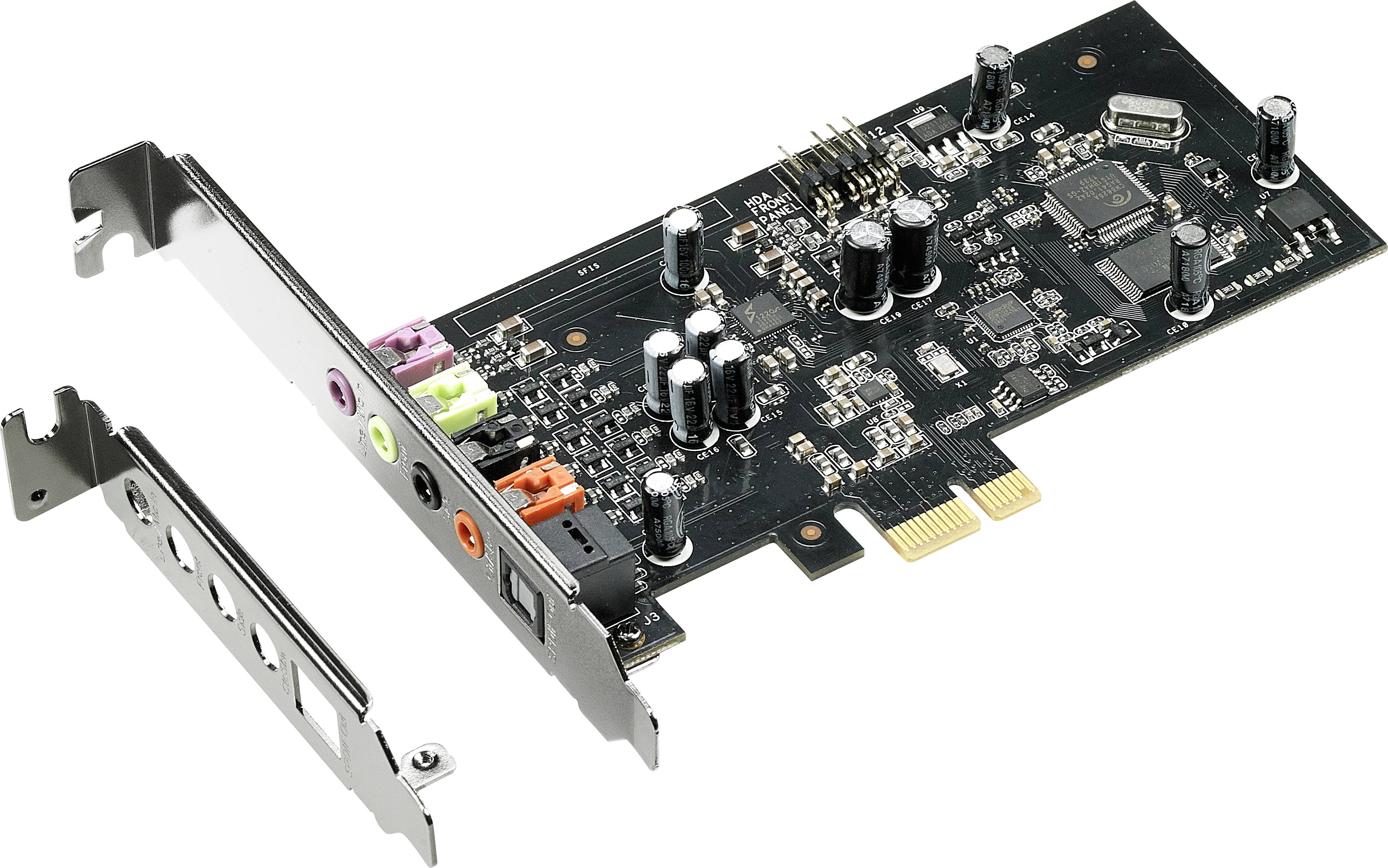 Asus Xonar SE 5.1 Soundkarte, Intern PCIe externe Kopfhöreranschlüsse
