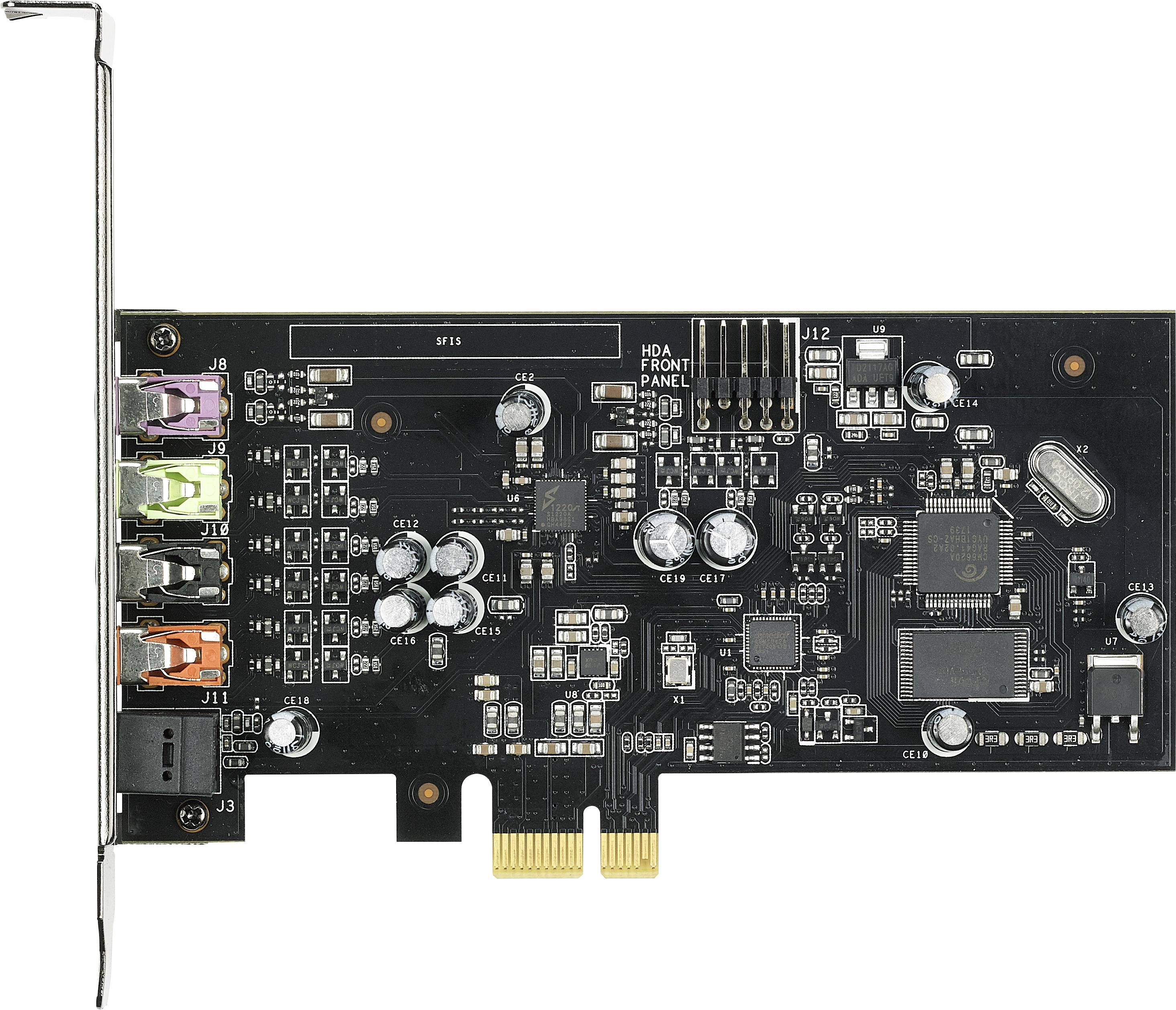 Asus Xonar SE 5.1 Soundkarte, Intern PCIe externe Kopfhöreranschlüsse