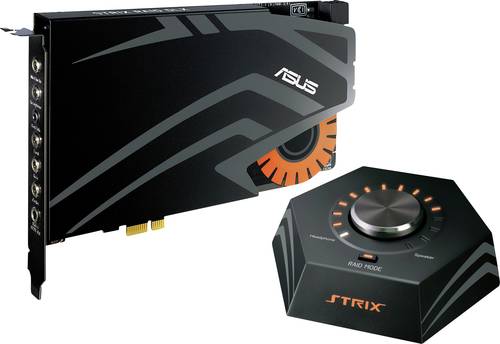 Asus Strix Raid DLX 7.1 Soundkarte, Intern PCIe externe Kopfhöreranschlüsse  - Onlineshop Voelkner