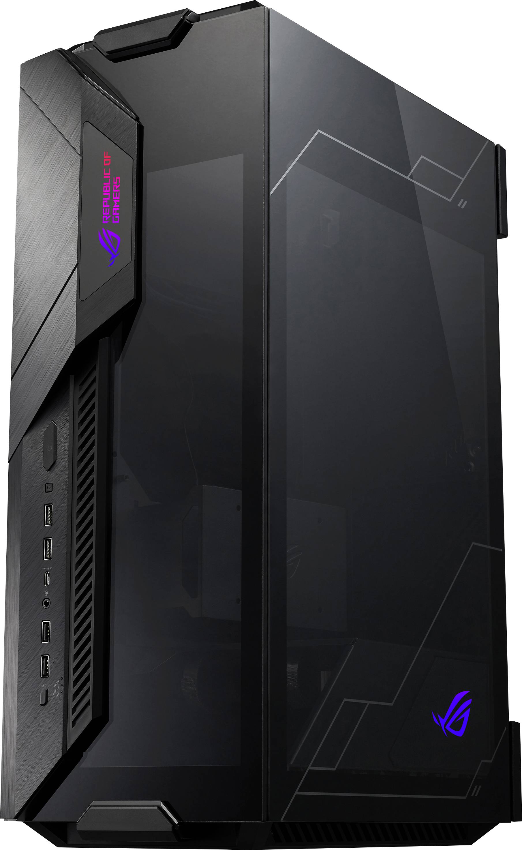 Asus ROG Z11 Mini-Tower PC-Gehäuse, Gaming-Gehäuse Schwarz