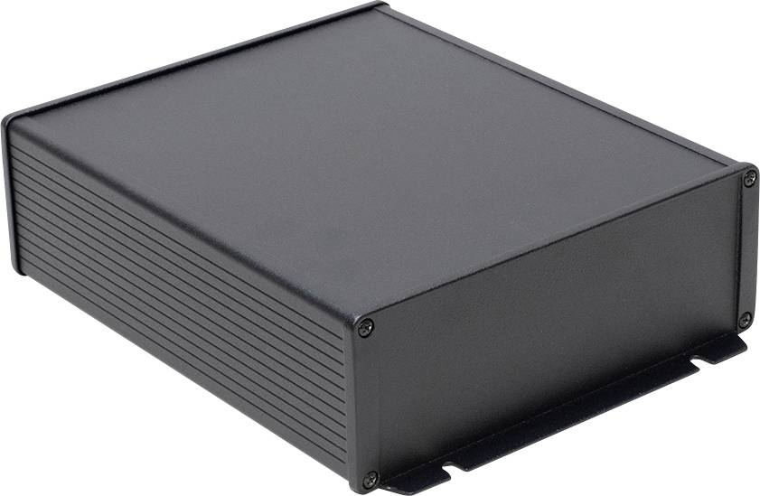 Hammond Electronics 1457U2202EBK Universal-Gehäuse 220 x 165 x 55 Aluminium Schwarz 1 St.