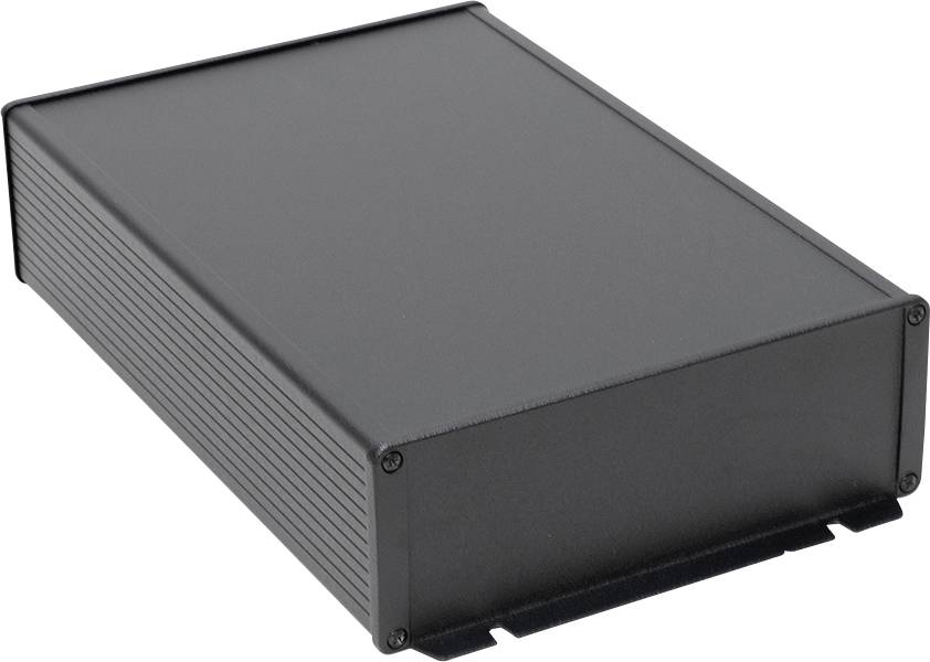 Hammond Electronics 1457U2802BK Universal-Gehäuse 280 x 165 x 55 Aluminium Schwarz 1St.