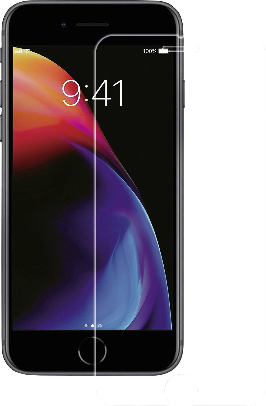 Teccus TGTIPHSE20 Displayschutzglas Passend für Handy-Modell: IPhone se (2020), iPhone 8, iPhone 7