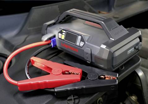 Schnellstartsystem Lokithor GRPJST002 Starthilfestrom (12 V)=1000 A Arbeitsleuchte, Kompressor, Lade- und Aufbewahrungsstation, Ladezustandsanzeige