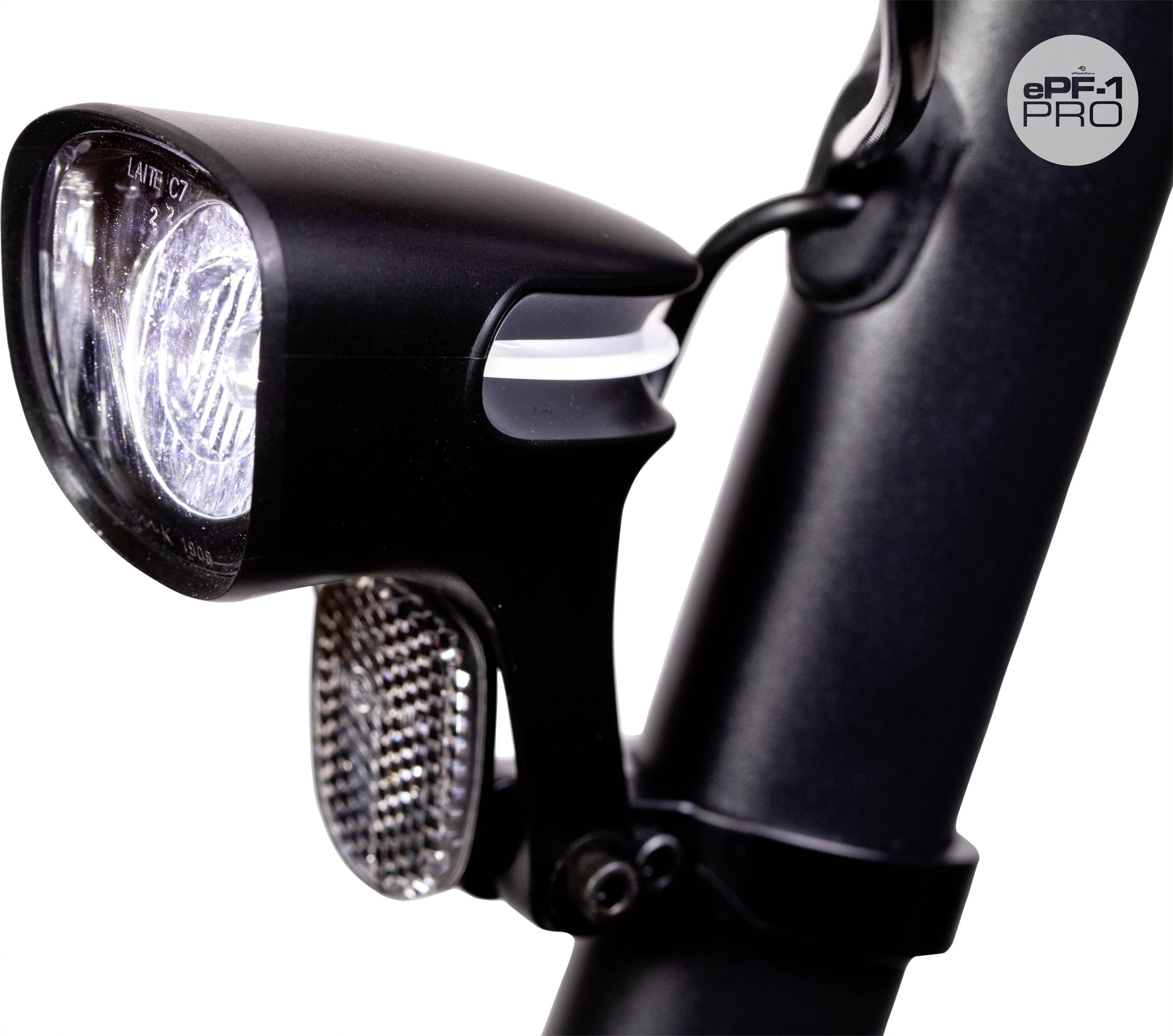 EPowerFun ePF-1 PRO City E-Scooter Schwarz Li-Ion 36V 11.6Ah Straßenzulassung: Deutschland