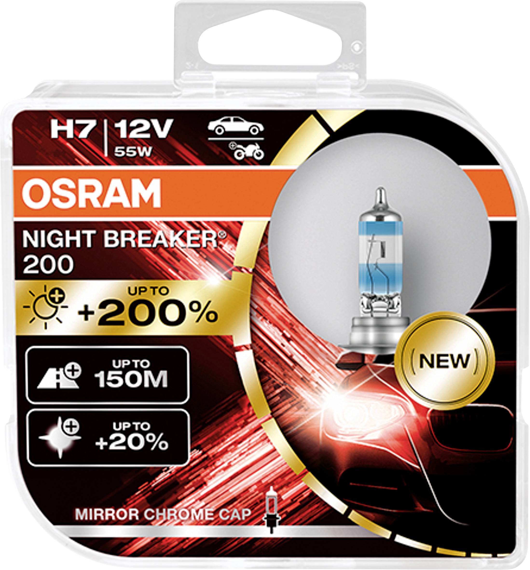 OSRAM 64210NB200-HCB Halogen Leuchtmittel H7 55 W 12 V
