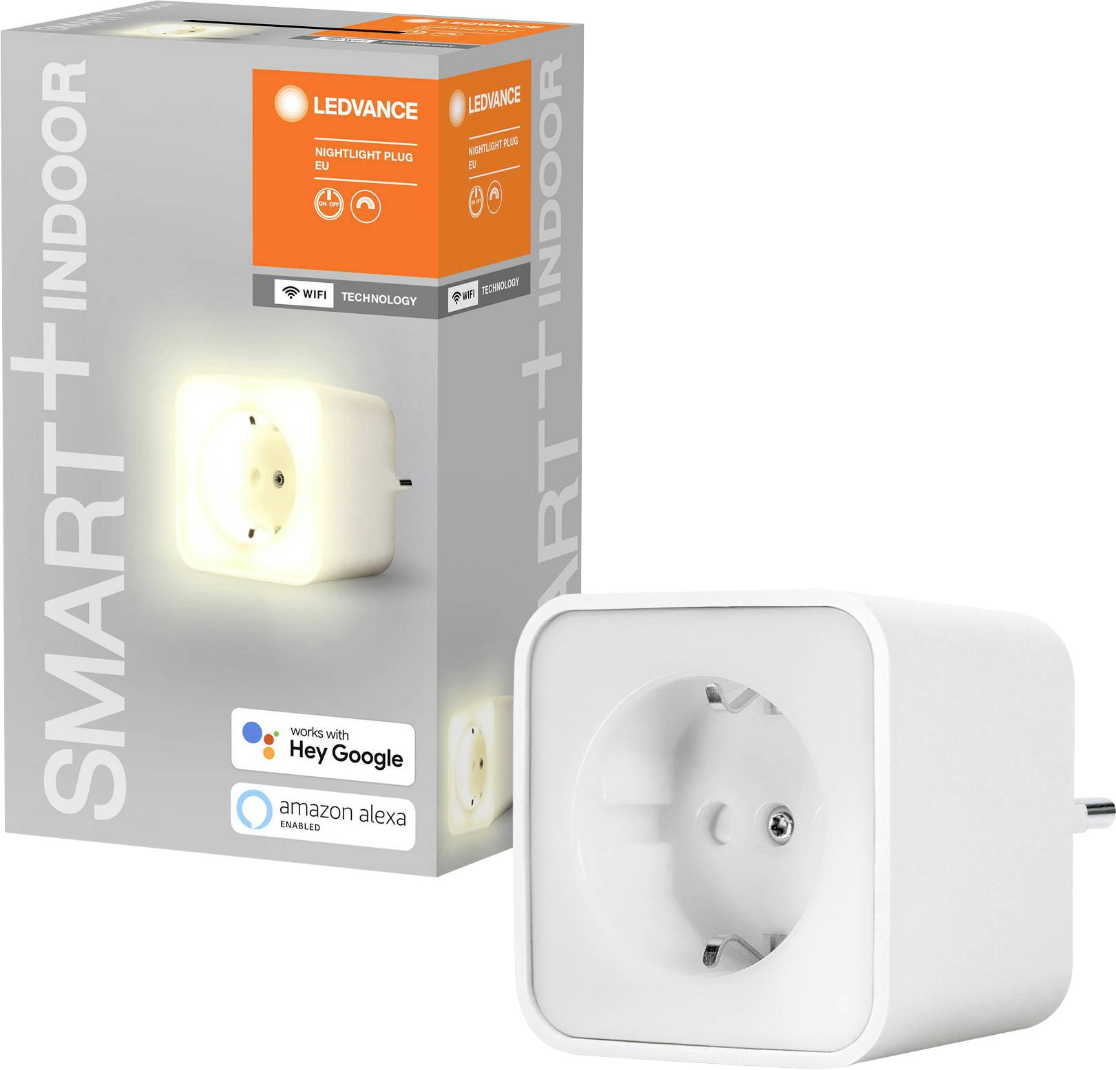 LEDVANCE SMART+ NIGHTLIGHT Plug 4058075570993 Wi-Fi Steckdose mit Messfunktion Innenbereich 3680 W