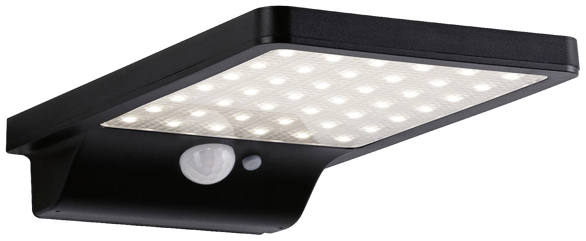 Paulmann 95393 Solveig Solar-Wandlampe 4 W Warmweiß Schwarz