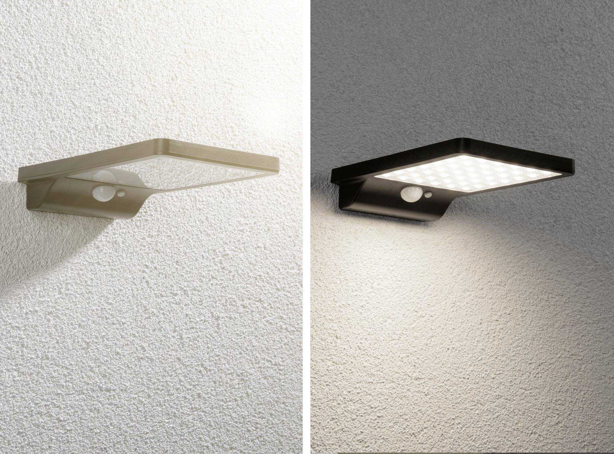 Paulmann 95393 Solveig Solar-Wandlampe 4W Warmweiß Schwarz