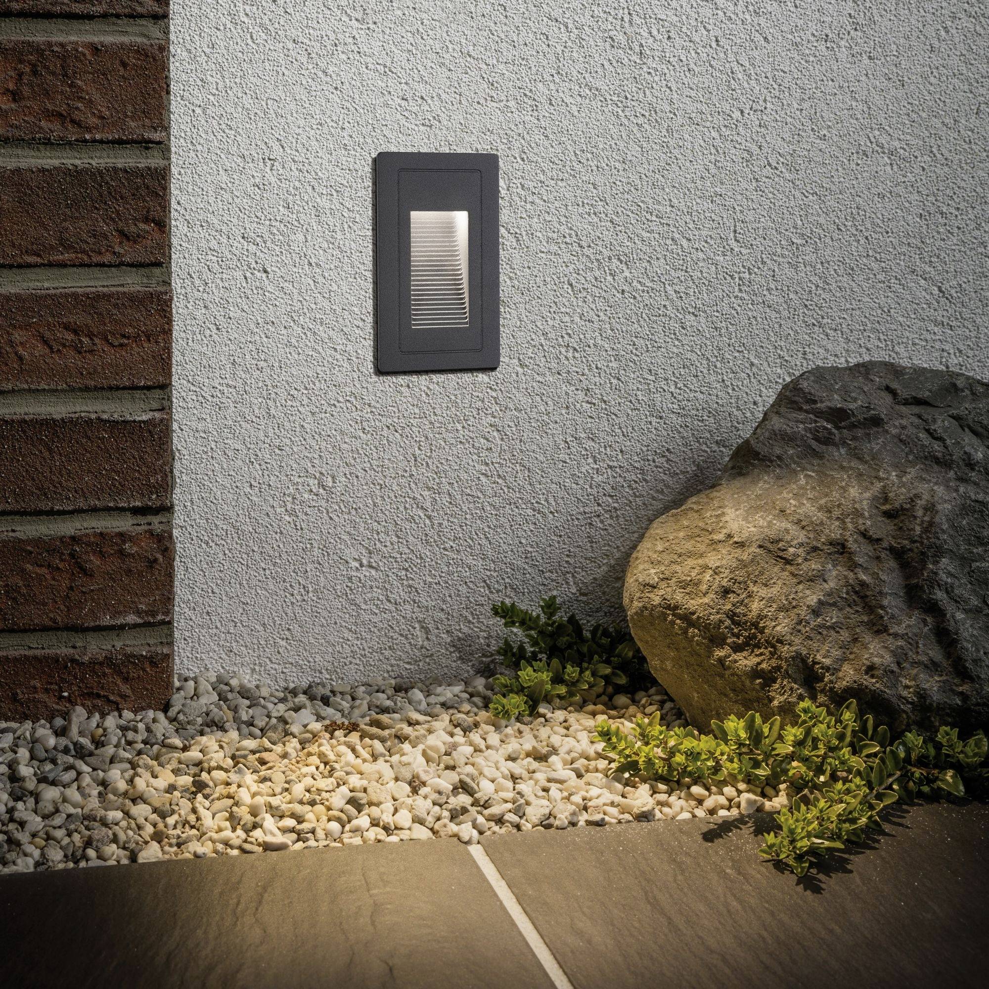 Paulmann 94382 Wandeinbauleuchte LED fest eingebaut LED Schwarz