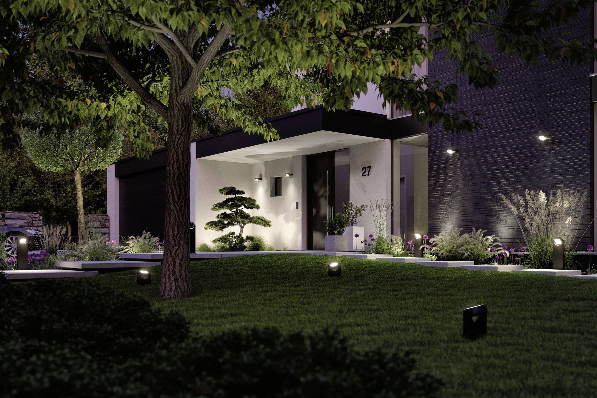 Paulmann Swivea 94408 Außenstrahler LED LED fest eingebaut Anthrazit