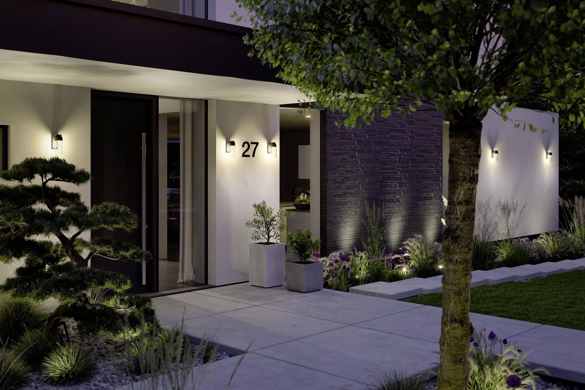 Paulmann 94399 Außenwandleuchte LED E27 Anthrazit