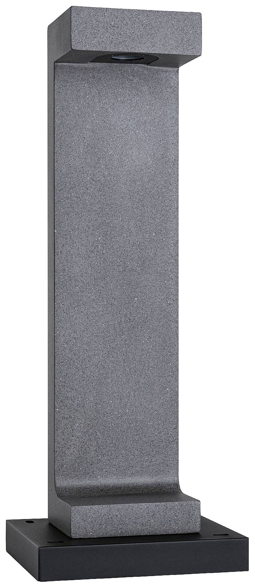 Paulmann 94502 LED-Pollerleuchte 9W schwarzer Sandstein