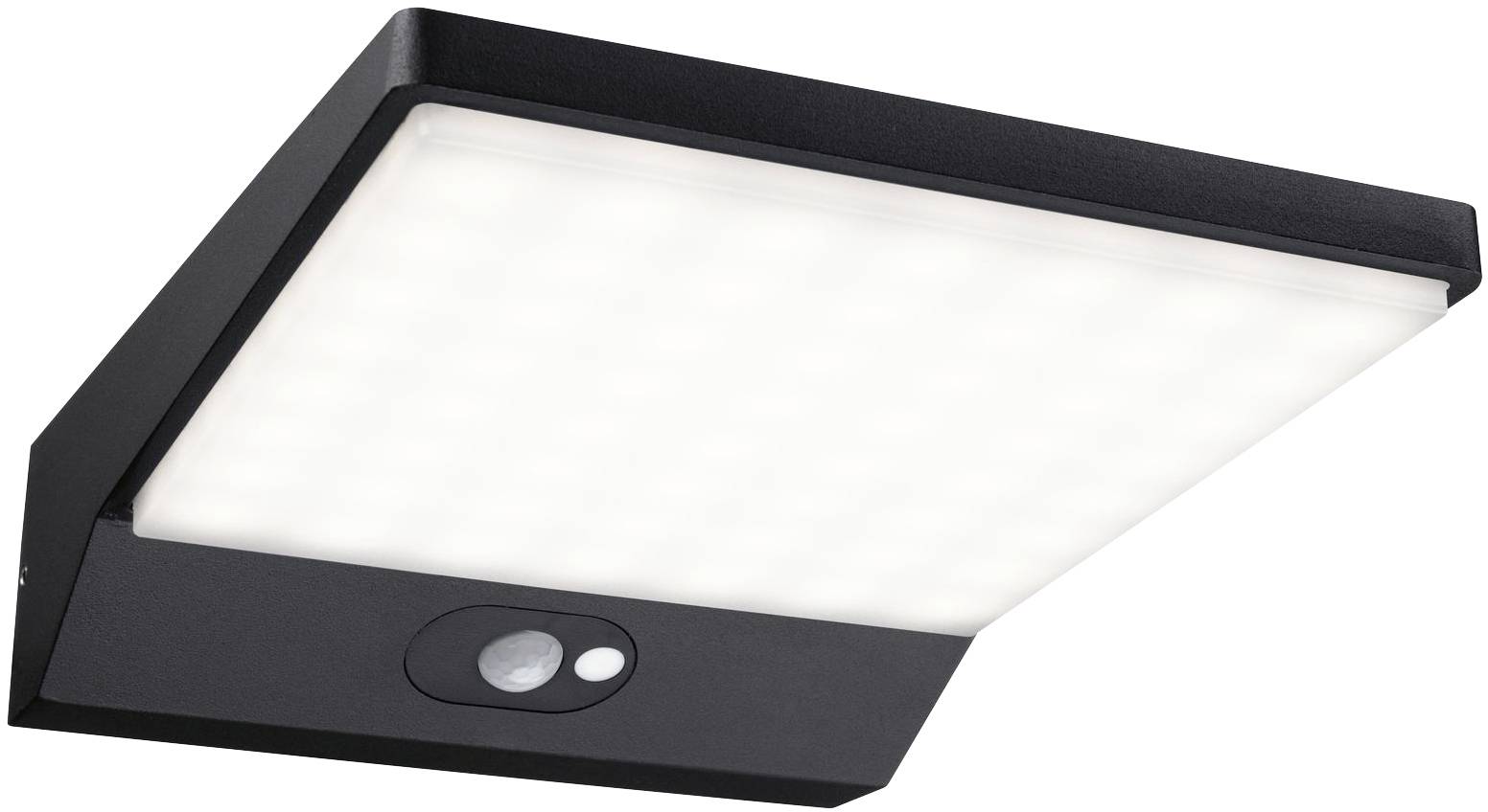 Paulmann 94334 Ronas Solar-Wandlampe 5W Warmweiß Dunkelgrau