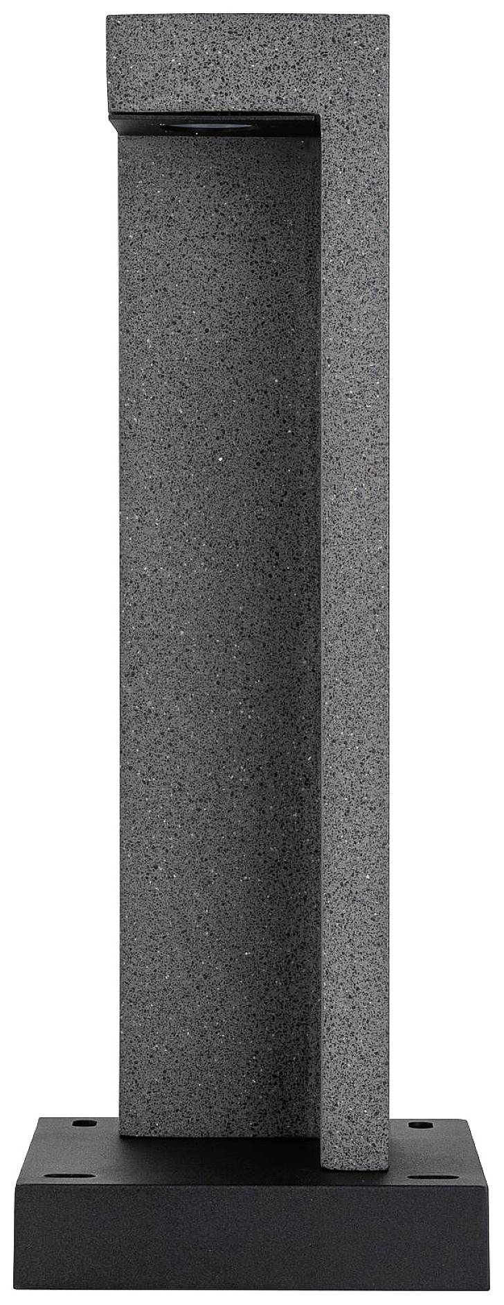 Paulmann 94501 LED-Pollerleuchte LED 9W schwarzer Sandstein