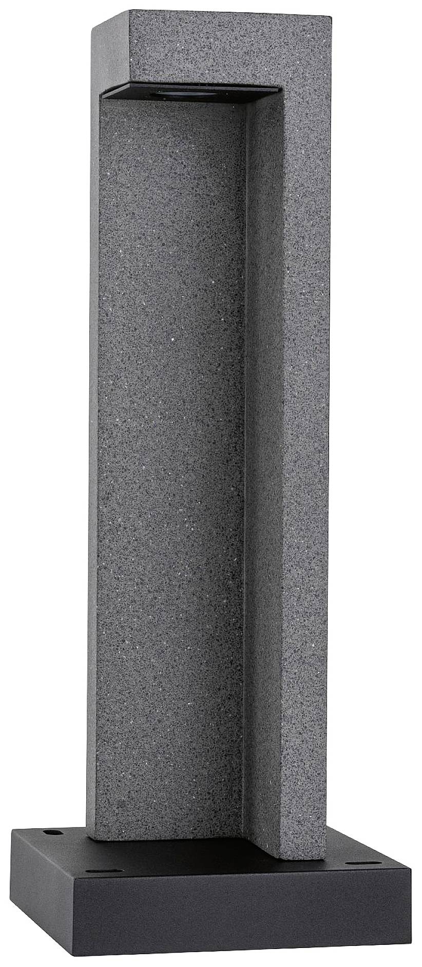 Paulmann 94501 LED-Pollerleuchte LED 9W schwarzer Sandstein