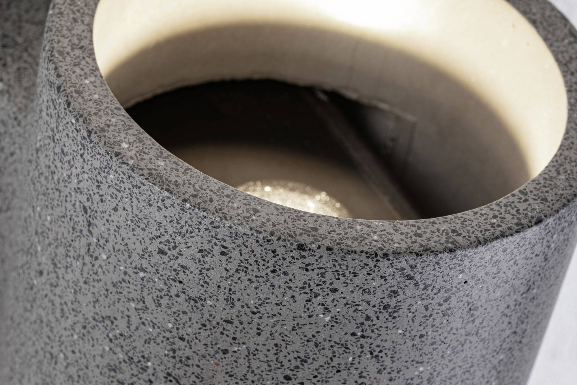 Paulmann Concrea 94500 Außenwandleuchte LED LED fest eingebaut schwarzer Sandstein