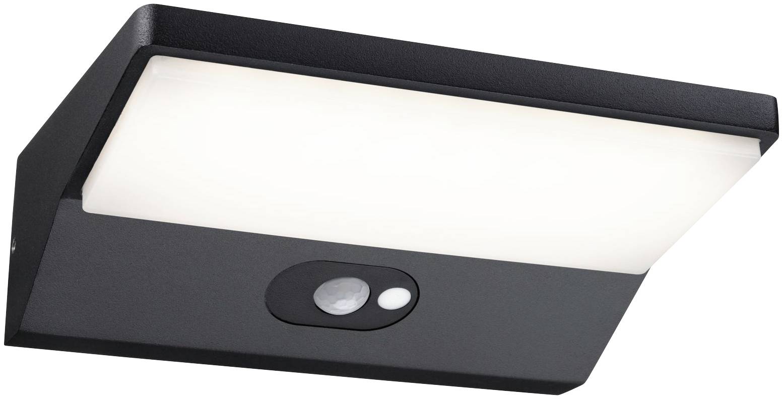 Paulmann 94335 Solar-Wandlampe 3W Warmweiß Dunkelgrau