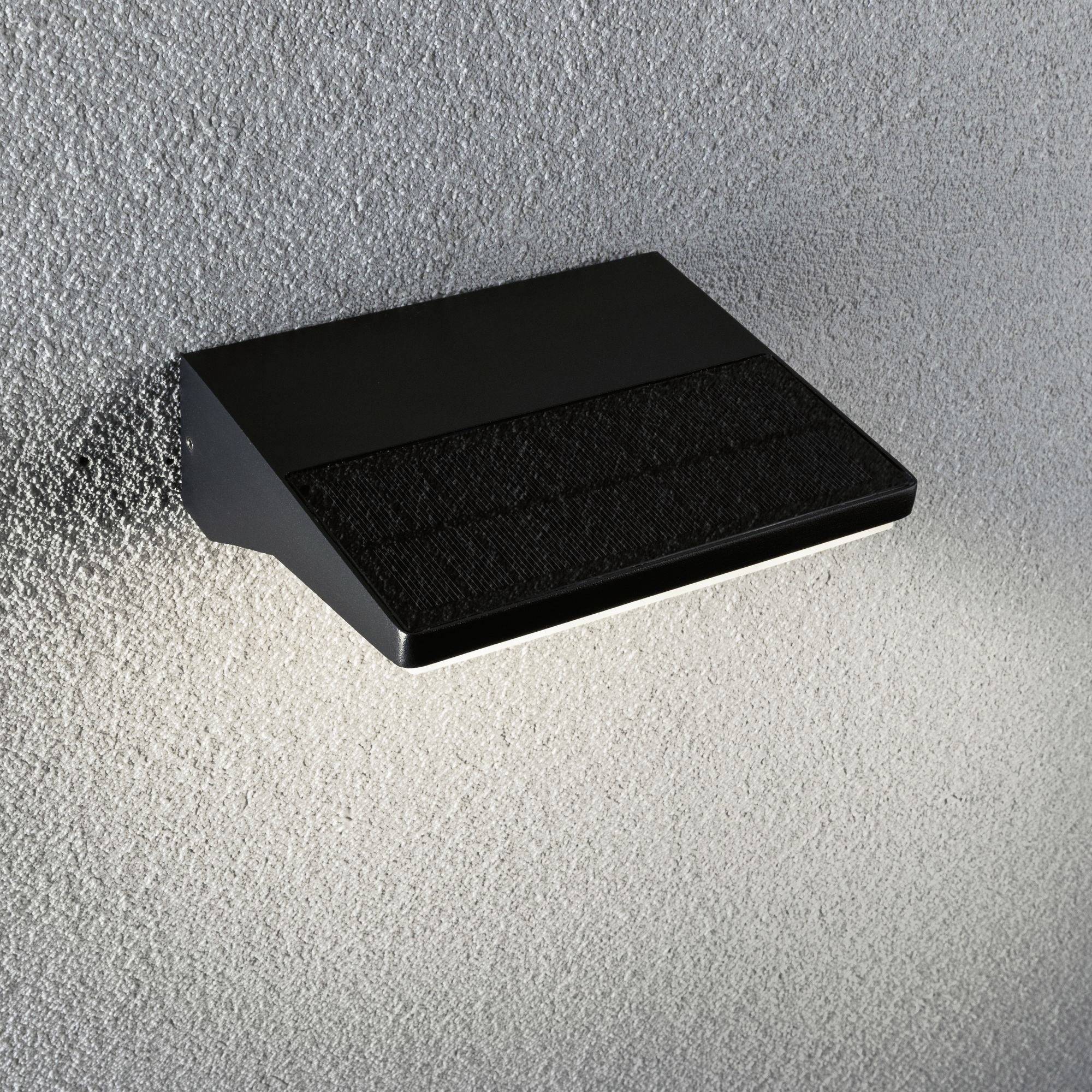 Paulmann 94335 Solar-Wandlampe 3W Warmweiß Dunkelgrau