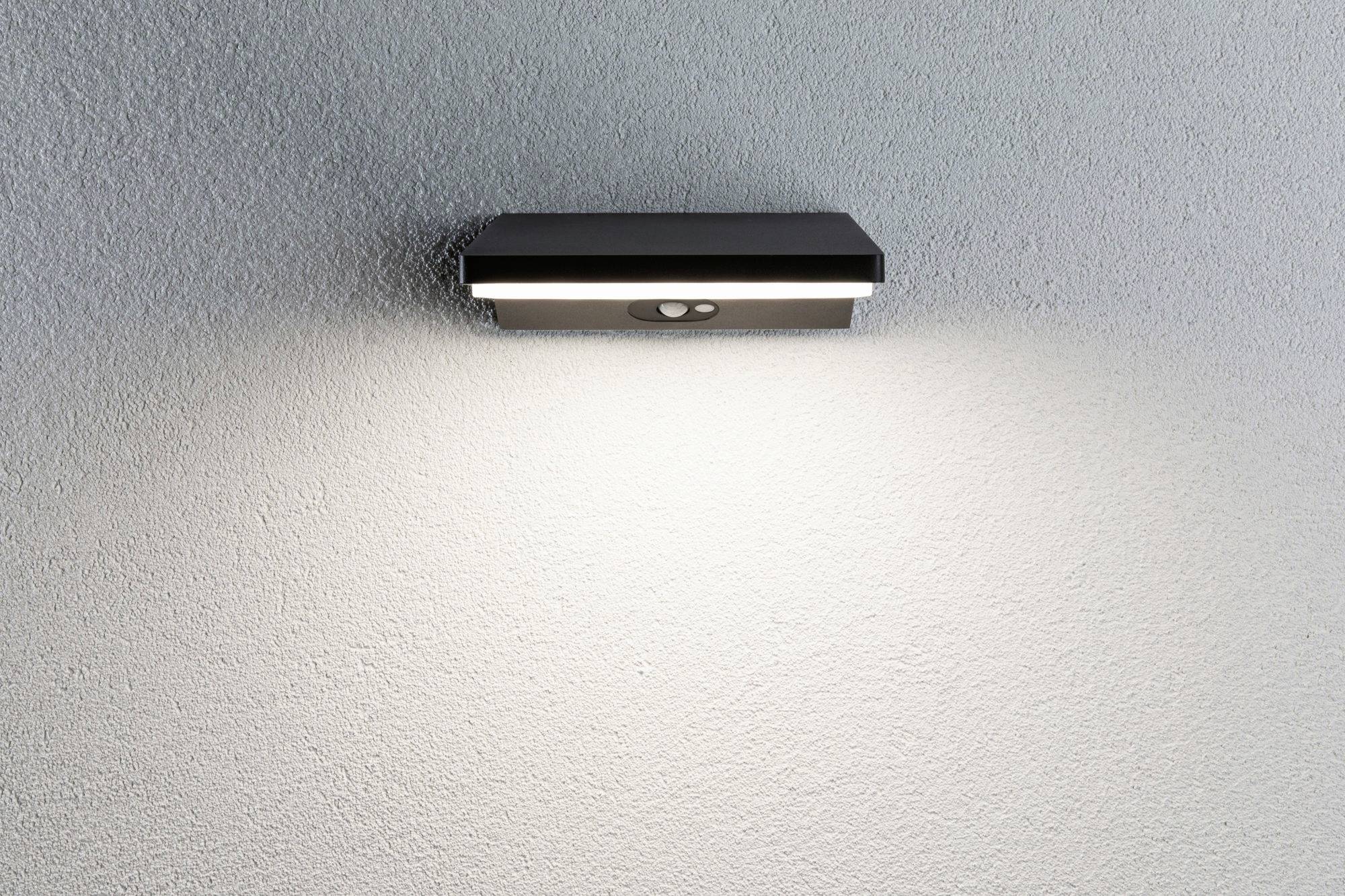 Paulmann 94332 Außenwandleuchte LED LED fest eingebaut Dunkelgrau