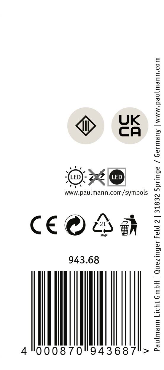 Paulmann 94368 Beleuchtungssystem Plug & Shine Warmweiß Grau