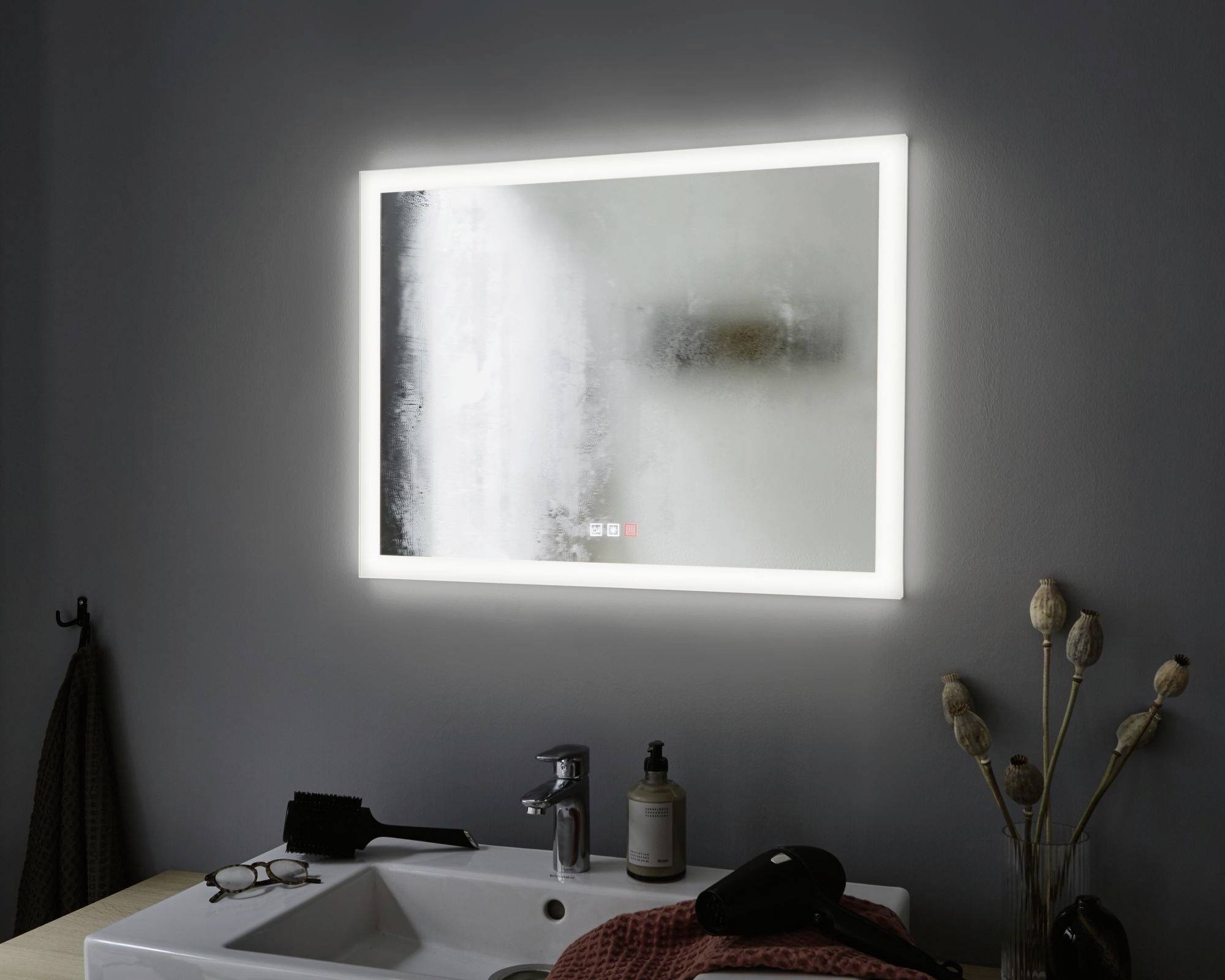 Paulmann HomeSpa Mirra 93013 Bad-Wandleuchte Warmweiß Chrom, Weiß