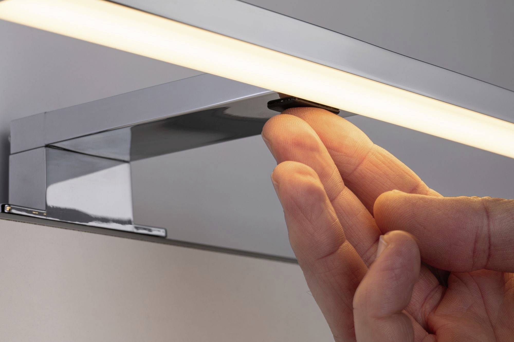 Paulmann HomeSpa Selo 78950 Klemmleuchte Warmweiß Chrom