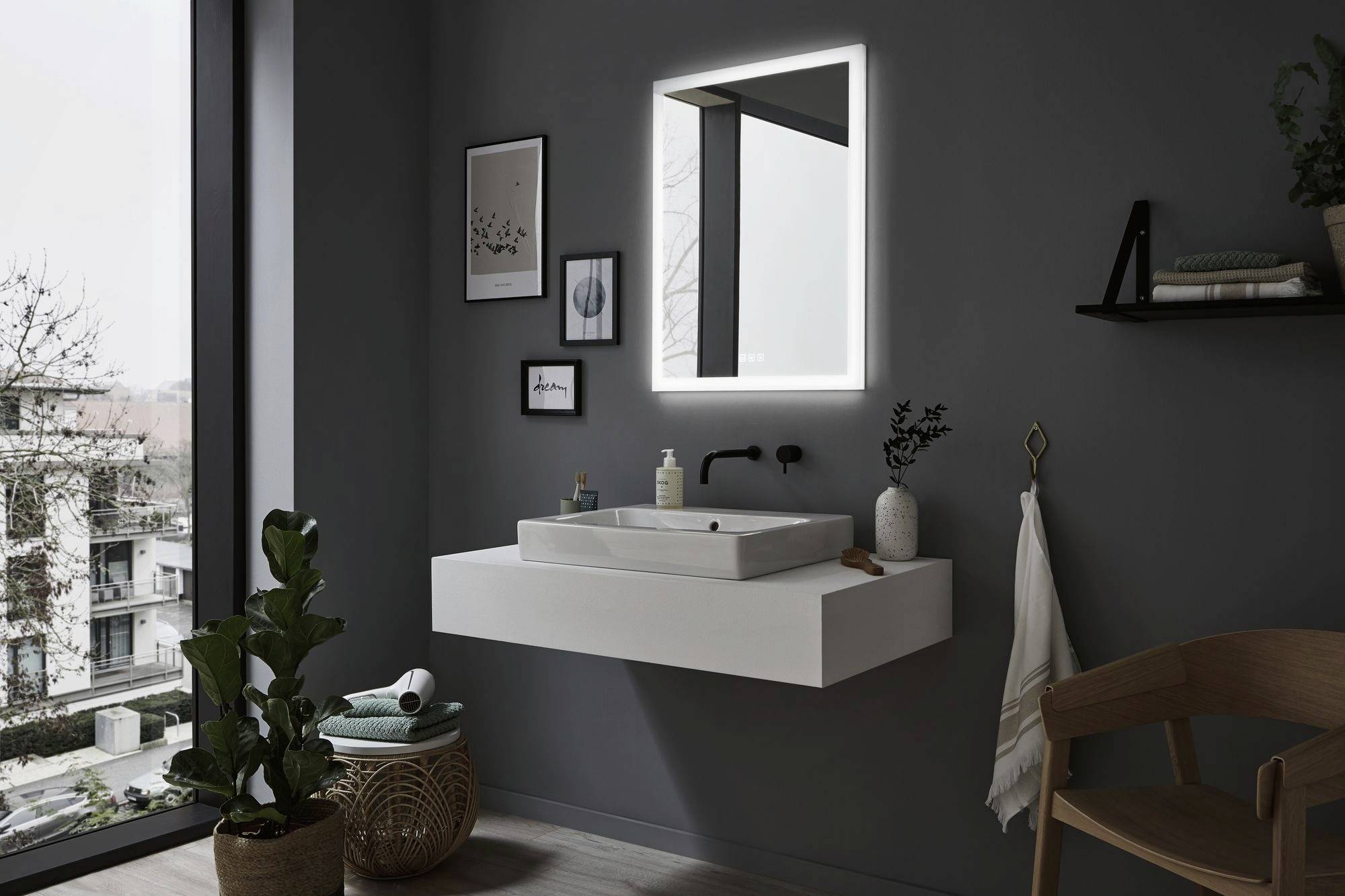 Paulmann HomeSpa Mirra 78951 LED-Spiegelleuchte Warmweiß Weiß