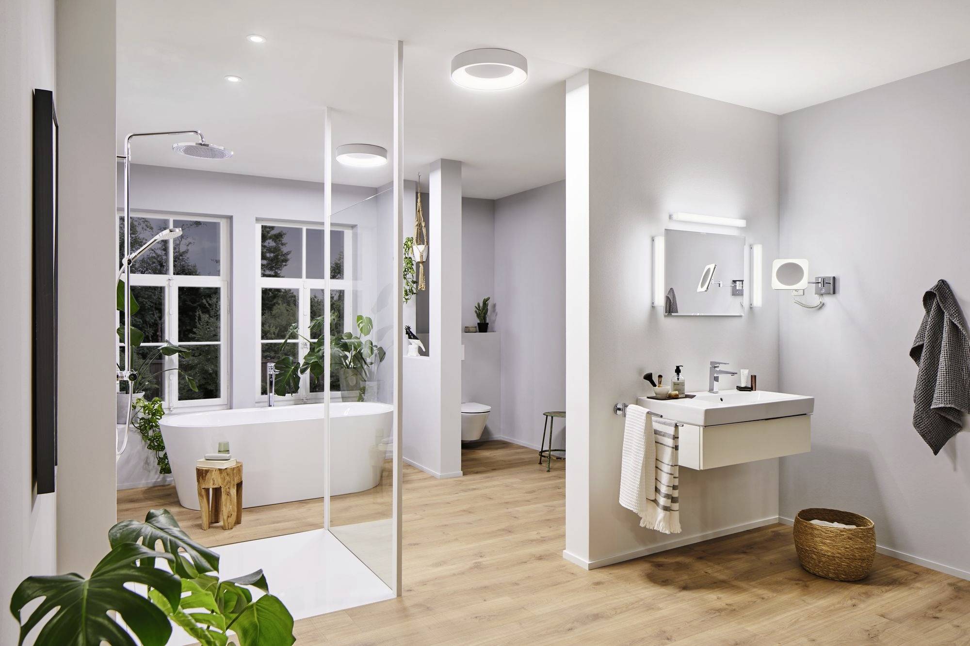 Paulmann HomeSpa Luno 78949 LED-Spiegelleuchte Warmweiß